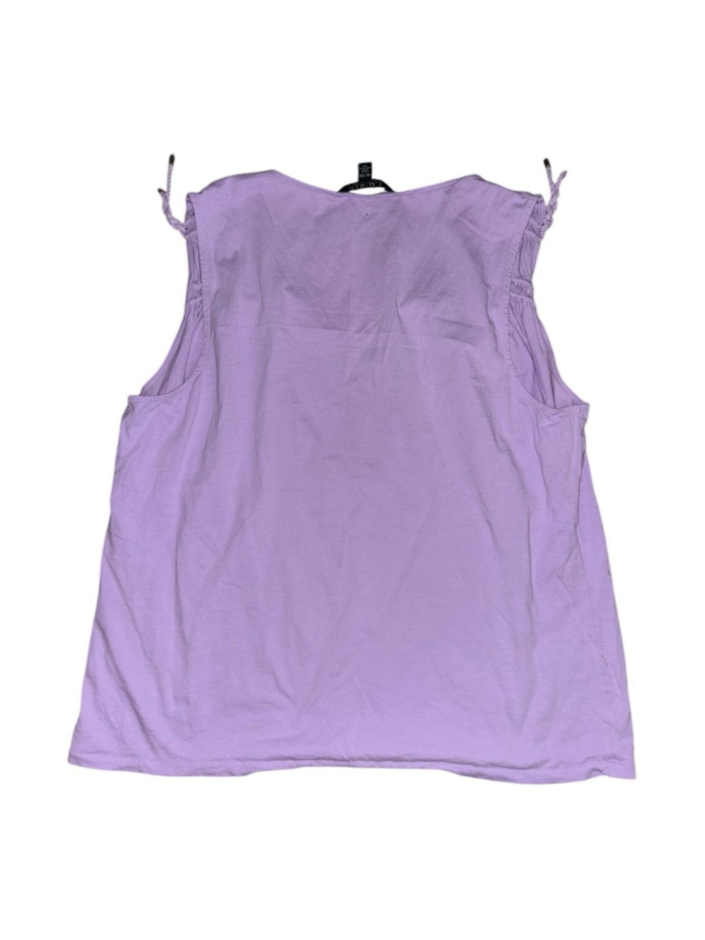 Lauren Ralph Lauren Lilac Purple Tie Front Sleeveless Tank XL - Picture 3 of 6